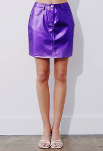 Purple Metal Skirt