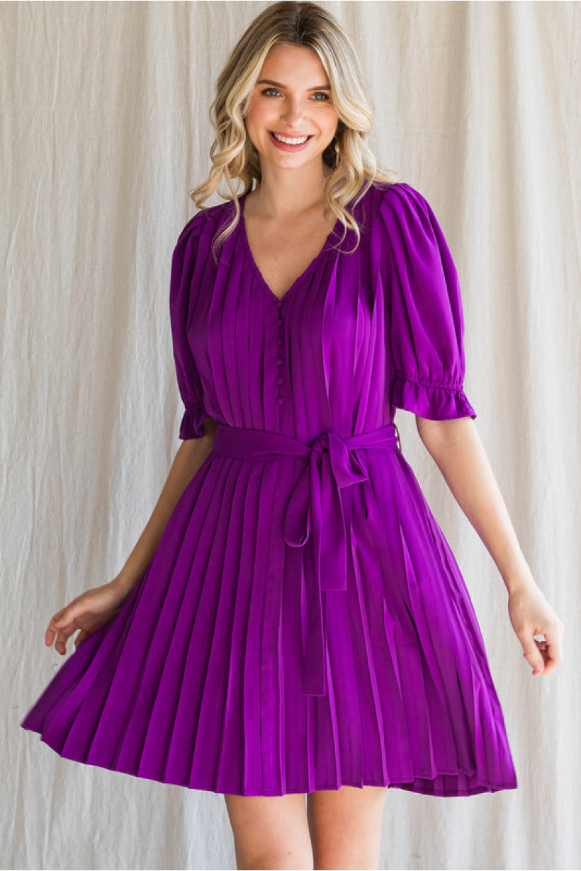 Vibrant Violet Dress
